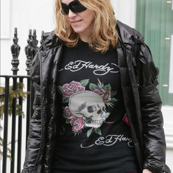 ED Hardy skull rhinestone tank top - Picture 5 of 6